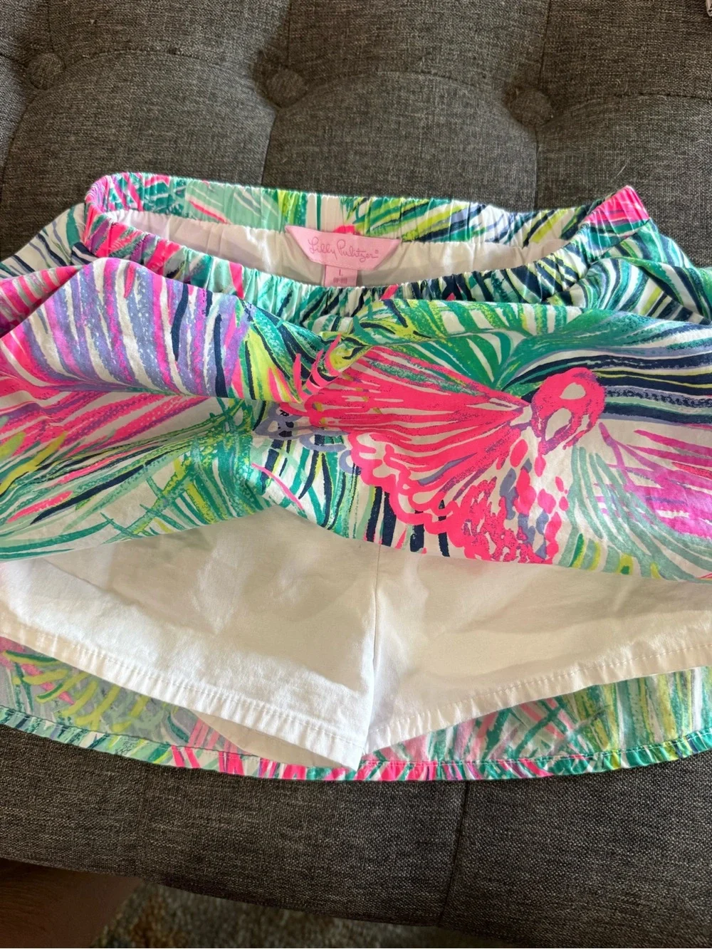 Lilly Pulitzer Tropical Skort in Girls Size L (8-10) Excellent Condition